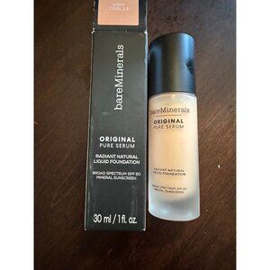 BareMinerals Original Pure Serum Radiant Liquid Foundation 30 mL - Light Cool